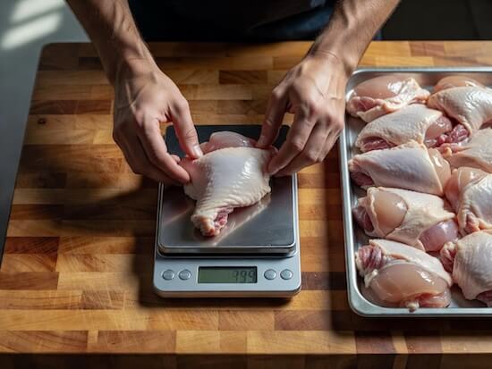 how to trim chicken thighs for competition turn in boxes | trimming chicken thighs