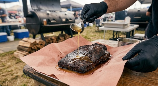 using homemade beef tallow on brisket | how to render beef tallow | homemade beef tallow