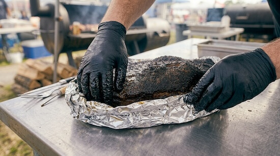 foil boat brisket method | how to do a foil boat for brisket